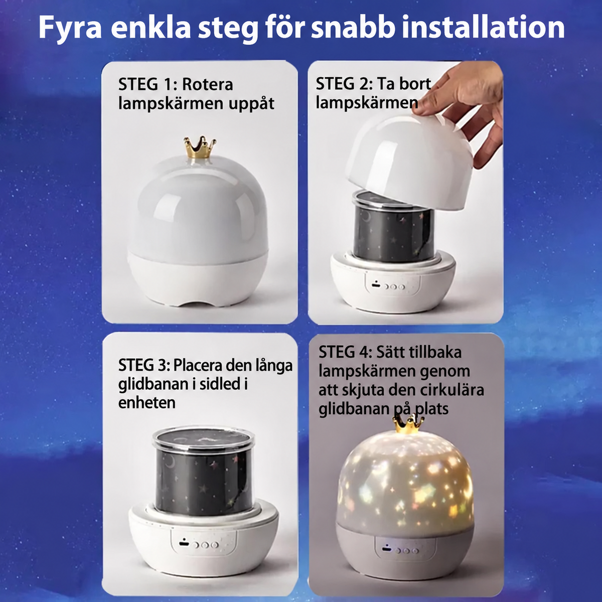 LumiDream™ | Ett rogivande sken för fridfulla nätter