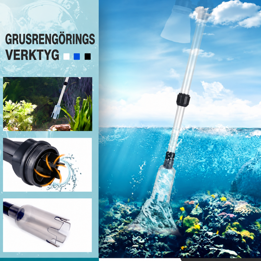 AquaSikt™ | Rengör gruset utan att störa akvariet.