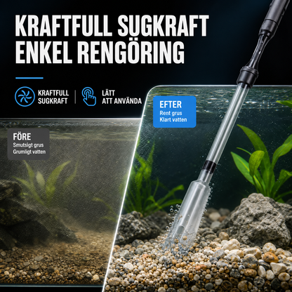 AquaSikt™ | Rengör gruset utan att störa akvariet.