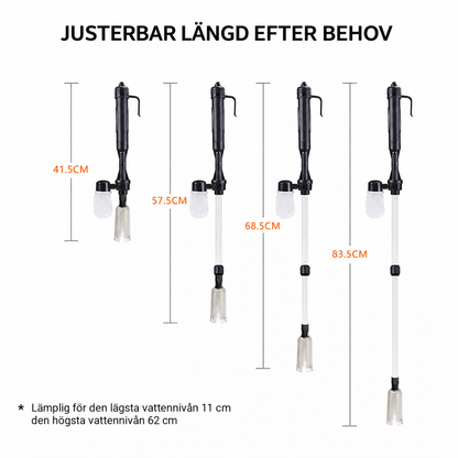AquaSikt™ | Rengör gruset utan att störa akvariet.