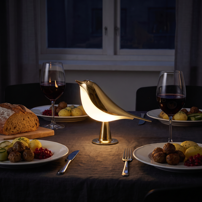 Norra – Sladdlös fågellampa med touchdimmer
